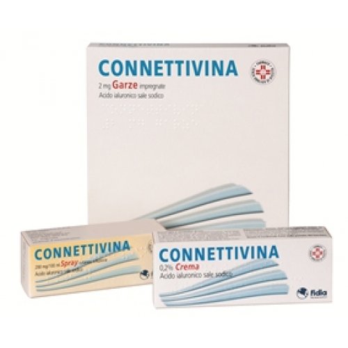 CONNETTIVINA*10 garze 2 mg 10 cm x 10 cm