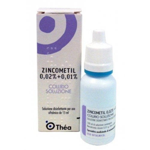 ZINCOMETIL collirio disinfettante 15 ml scade 30-08-2023