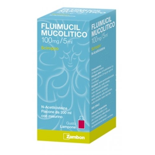 FLUIMUCIL MUCOLITICO*scir 200 ml 100 mg/5 ml