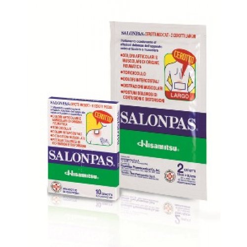 SALONPAS*10 cerotti medicati 6,5 x 4,2 cm