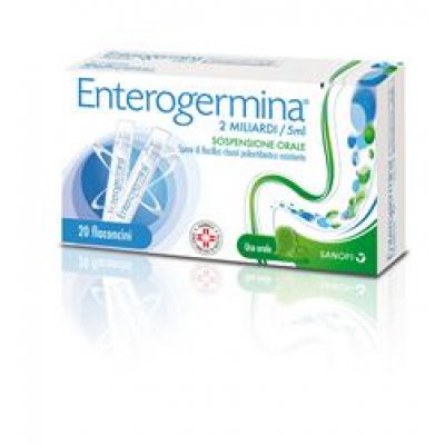 ENTEROGERMINA 20 flaconi orali cura la diarrea 2mld/5ml in offerta