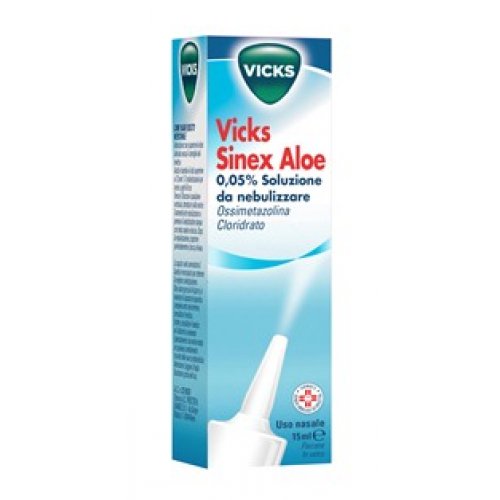VICKS SINEX Aloe nebulizzatore decongestionante nasale 15 ml 