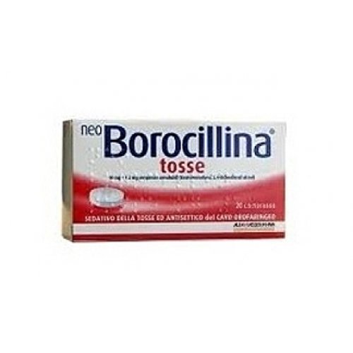 NEOBOROCILLINA TOSSE rimedio sedativo ed antisettico 20 pastiglie