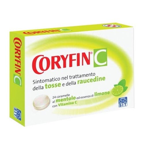 CORYFIN*24 pastiglie limone 2,8 mg + 16,8 mg