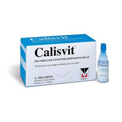 CALISVIT fonte di calcio e vitamina D 2000UI 10 flaconi 