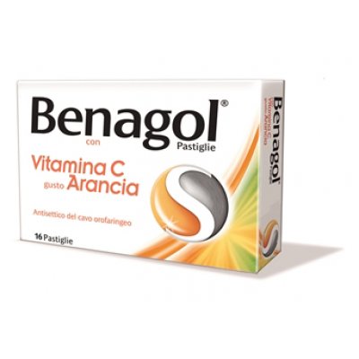 BENAGOL Vitamina C 16 pastiglie gusto arancia