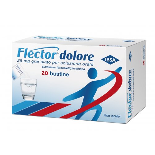 FLECTOR DOLORE*orale grat 20 bust 25 mg
