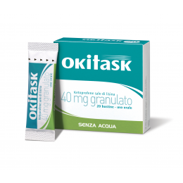 OKITASK farmaco antinfiammatorio antidolorifico 20 bustine orosolubili 40mg