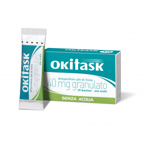 OKITASK rimedio per dolori di varia natura 10 bustine orosolubili 40MG