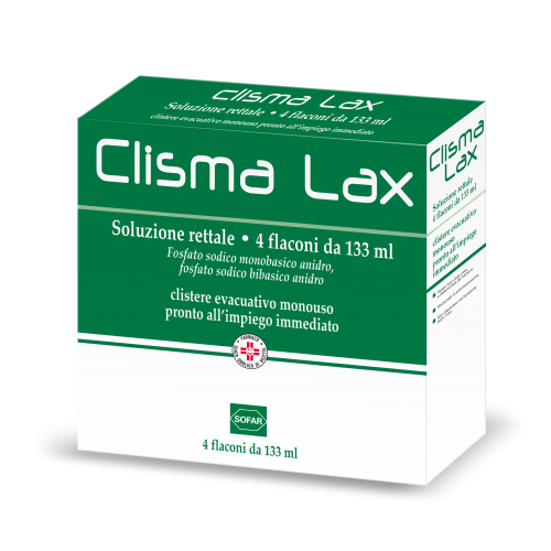 CLISMALAX clisma evacuativo 133ml 4 pezzi