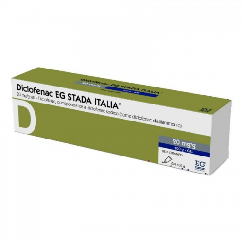 DICLOFENAC (EG STADA ITALIA)*gel 100 g 20 mg/g