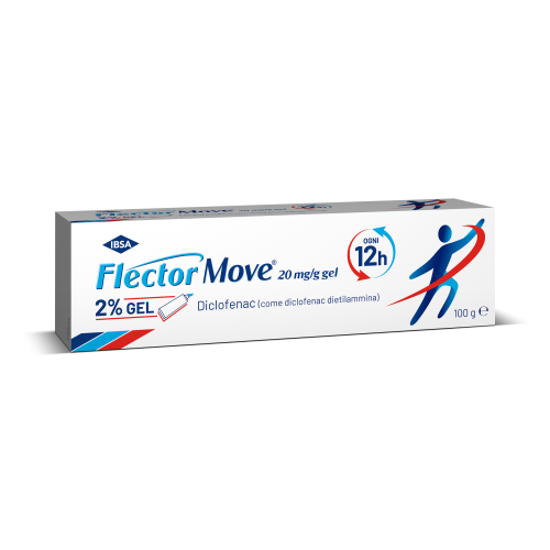 FLECTORMOVE gel 2% antidolorifico equivalente del Voltaren 100g FLECTORMOVE gel 2% antidolorifico equivalente del Voltaren 100g