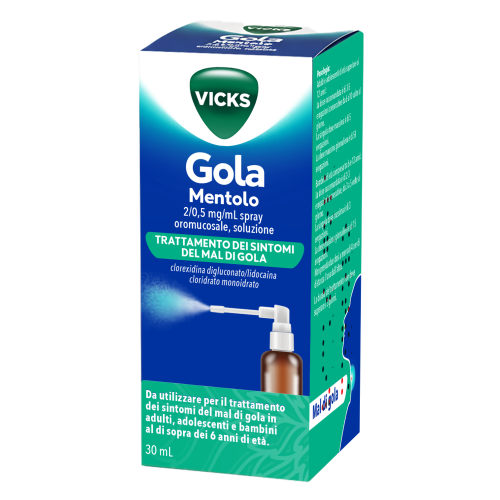 Vicks Gola Spray Mentolo 30 ml 2 mg + 0,5 mg | Prezzo