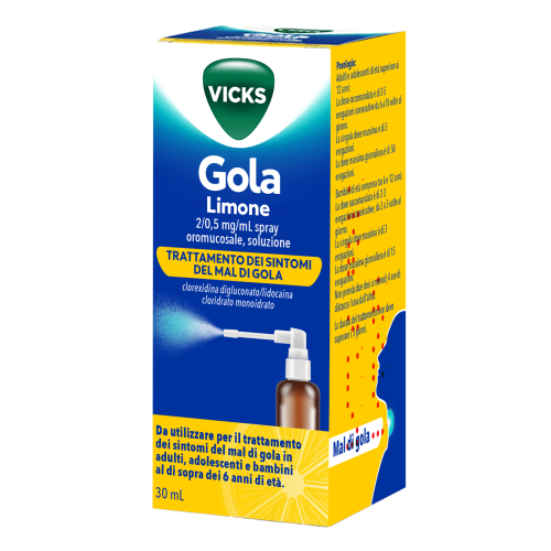 Vicks Gola Spray Limone 30 ml 2 mg + 0,5 mg | Prezzo